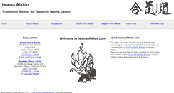 Desktop Screenshot of iwama-aikido.com